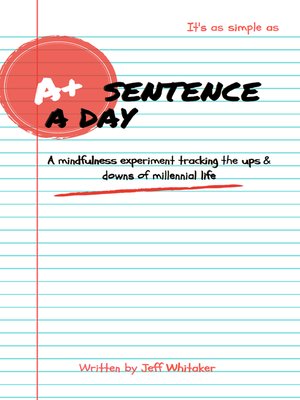 cover image of A Sentence a Day
